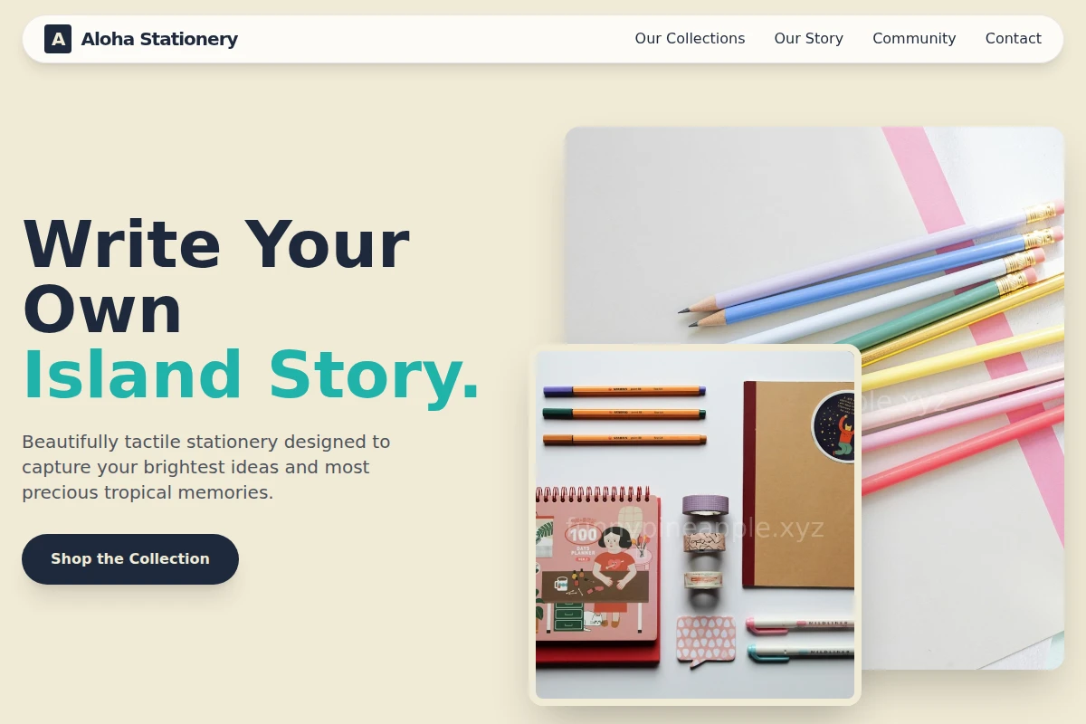 Aloha Stationery
